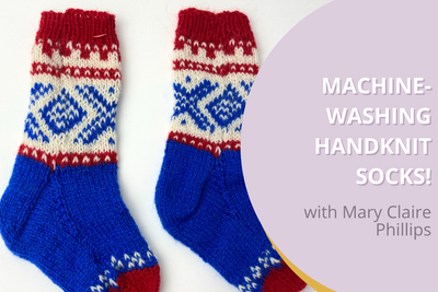 Machine-Washing Handknit Socks!