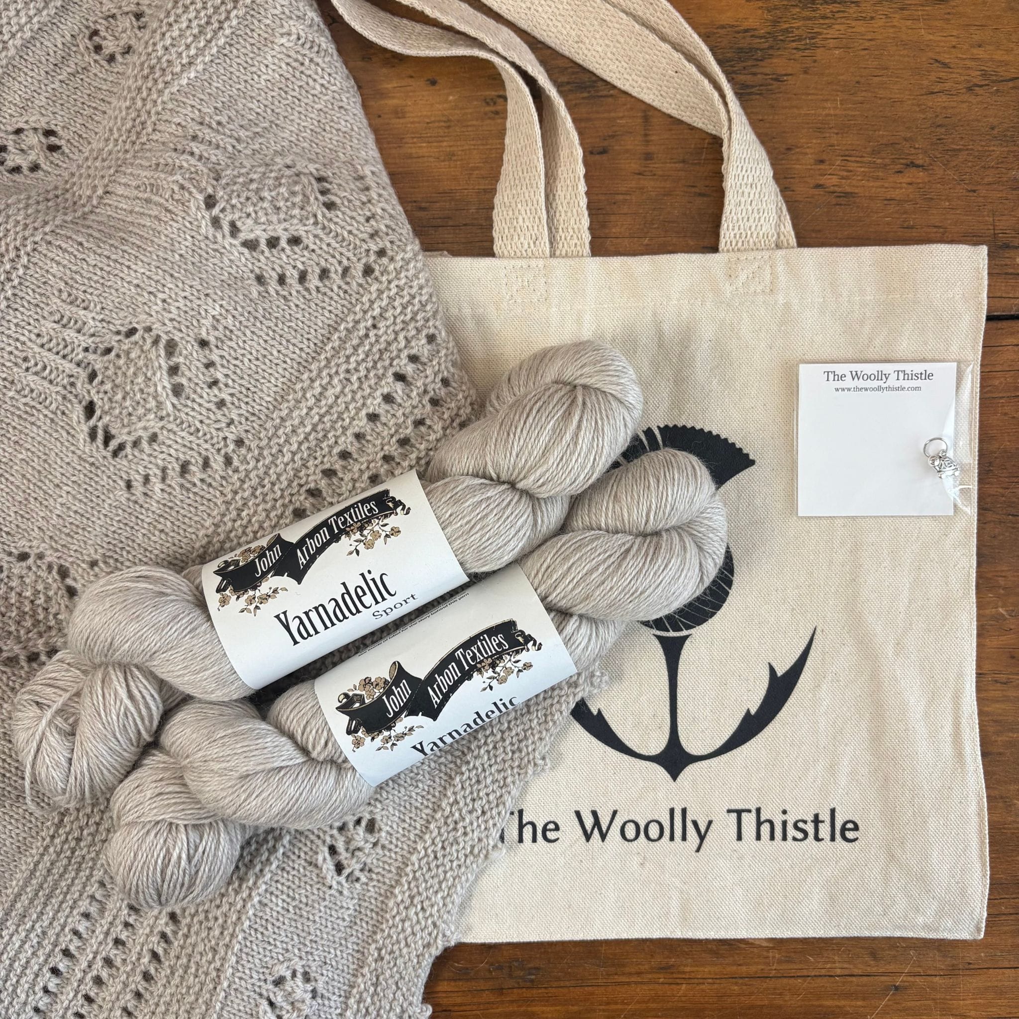 Thistle on the Moor by Carolyn Holbrook in Yarnadelic – The Woolly 