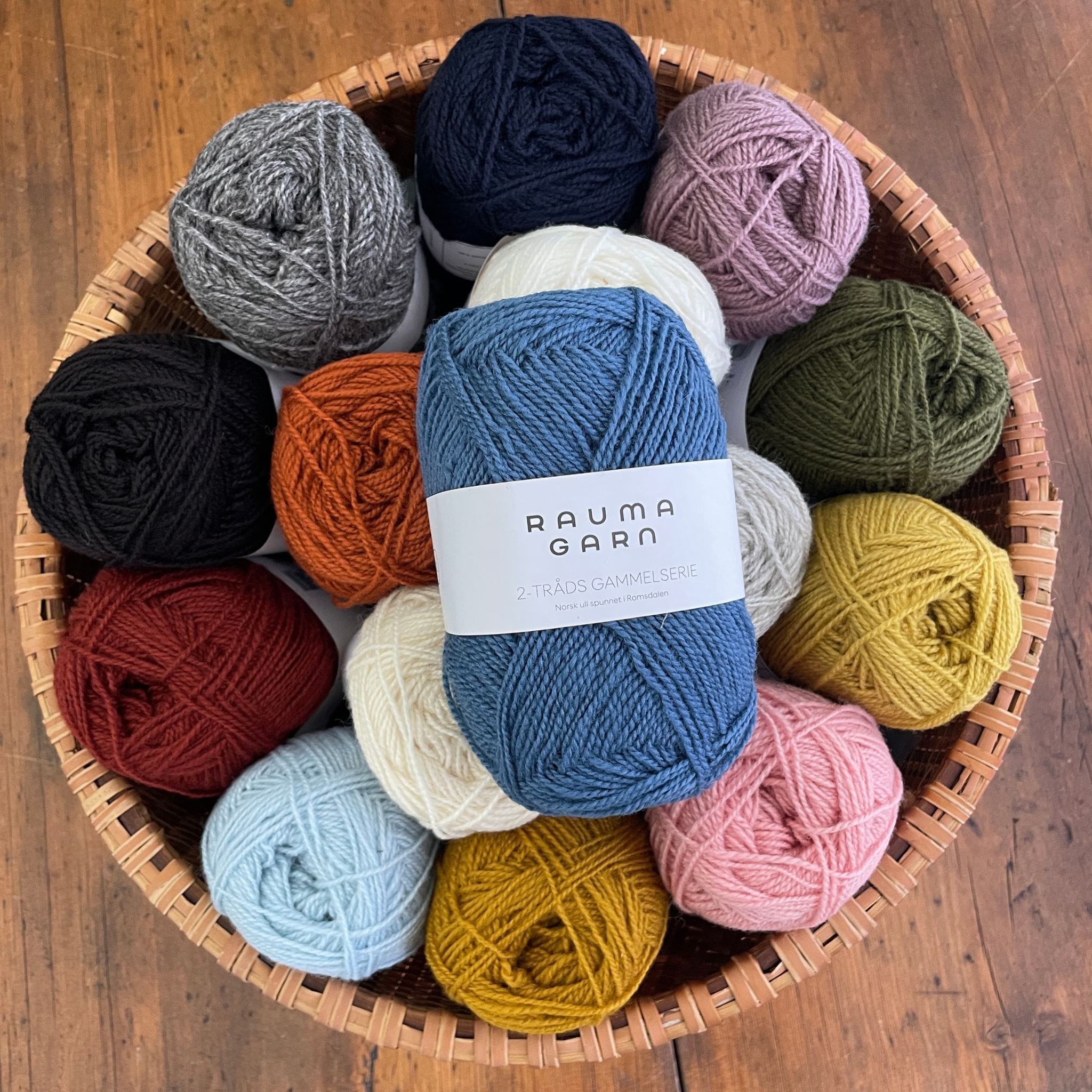 Rauma Gammelserie 2ply Wool Yarn – Thistle
