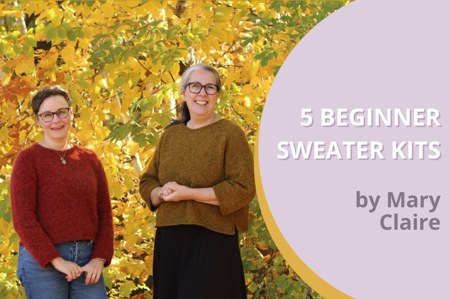 5 Perfect Beginner Sweaters