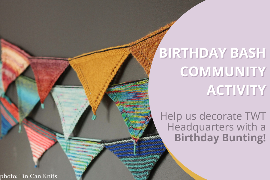 July Community Activity: Celebrate our 7th Birthday and Help us Make a Bunting!