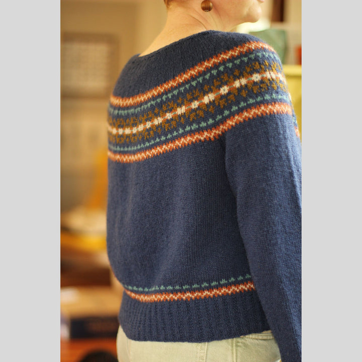 Melby Yoke by Gudrun Johnston in Spindrift