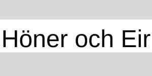 Honer och Eir name of brand.