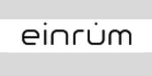 'einrum' text in brand font