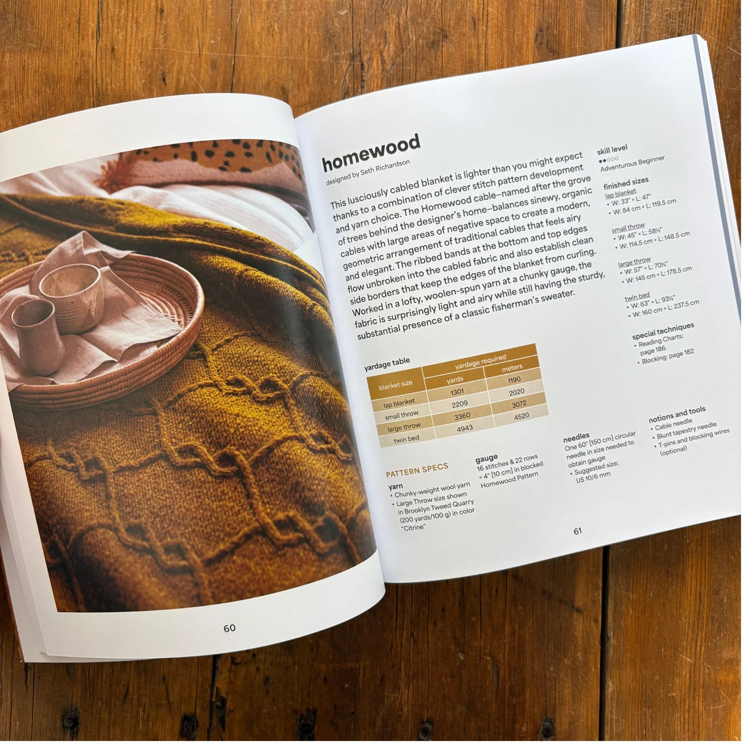 Brooklyn Tweed's Knit & Crochet Blankets by Jared Flood