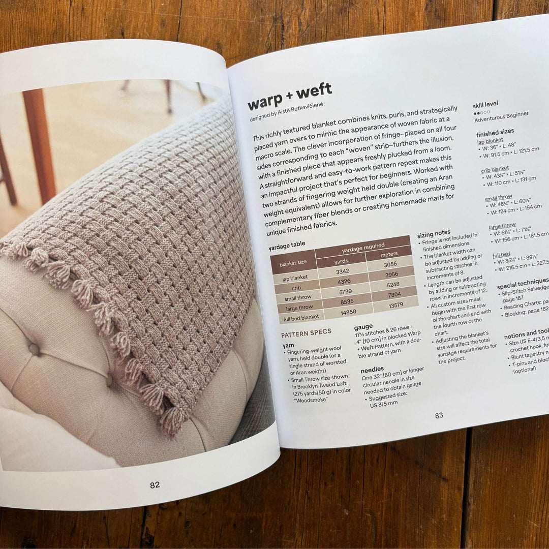 Brooklyn Tweed's Knit & Crochet Blankets by Jared Flood