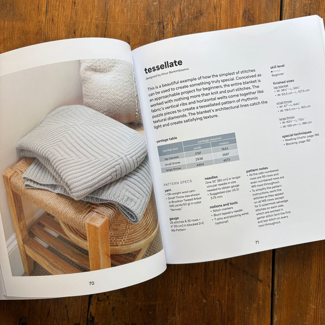 Brooklyn Tweed's Knit & Crochet Blankets by Jared Flood