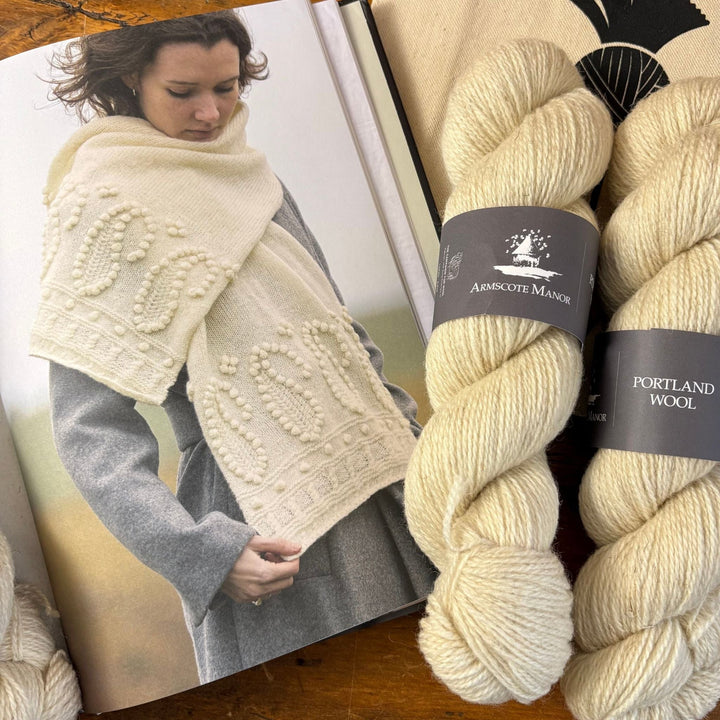 Malvina Shawl from The Wonder of Wool in Armscote Manor Portland