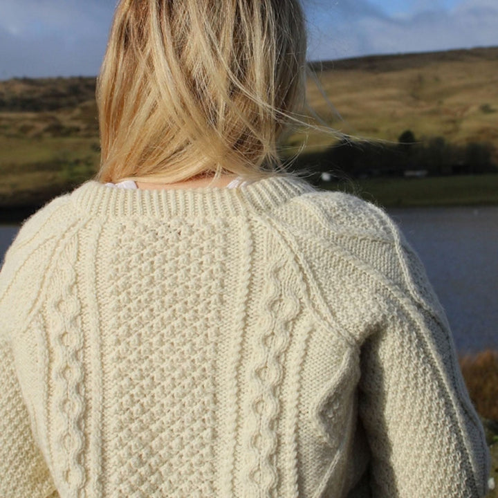 Orla Cardigan in Coast by Baa Ram Ewe