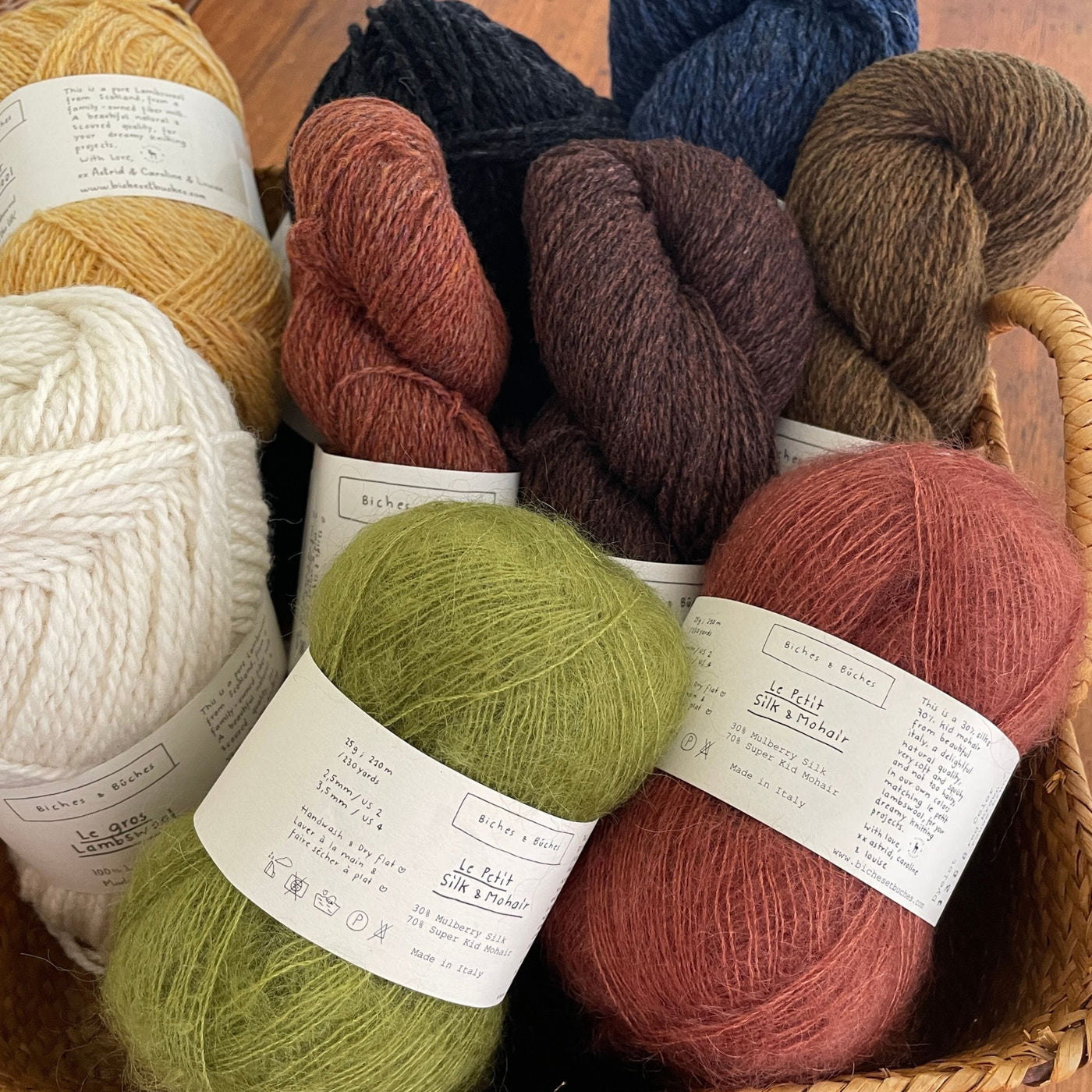 Biches & Bûches Le Petit Mohair & Silk – The Woolly Thistle