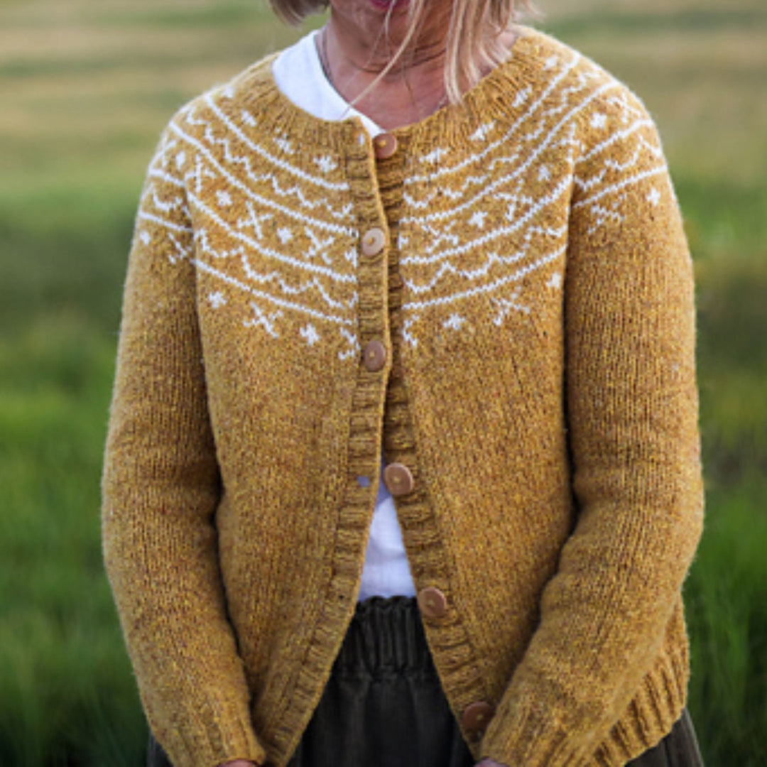 Brooks Cardigan by Kristin Drysdale in Biches & Bûches Le Lambswool