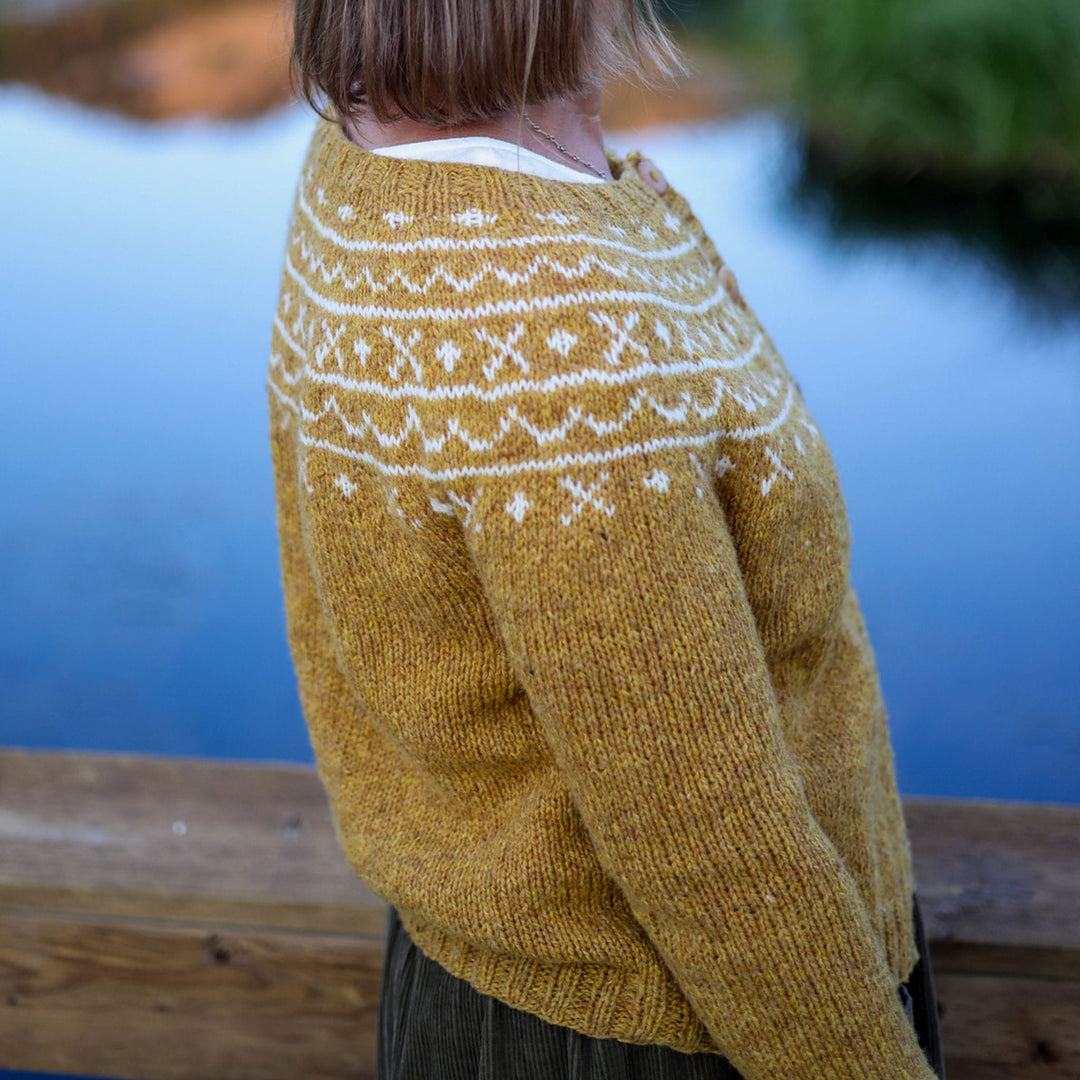 Brooks Cardigan by Kristin Drysdale in Biches & Bûches Le Lambswool