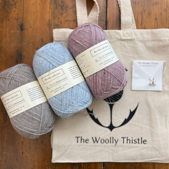 Isla Shawl in Le Petit Lambswool