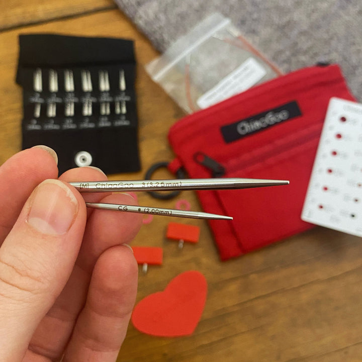 ChiaoGoo - 2" & 3" TWIST Mini/Shortie Set - US 0-3 (2mm-3.25mm)