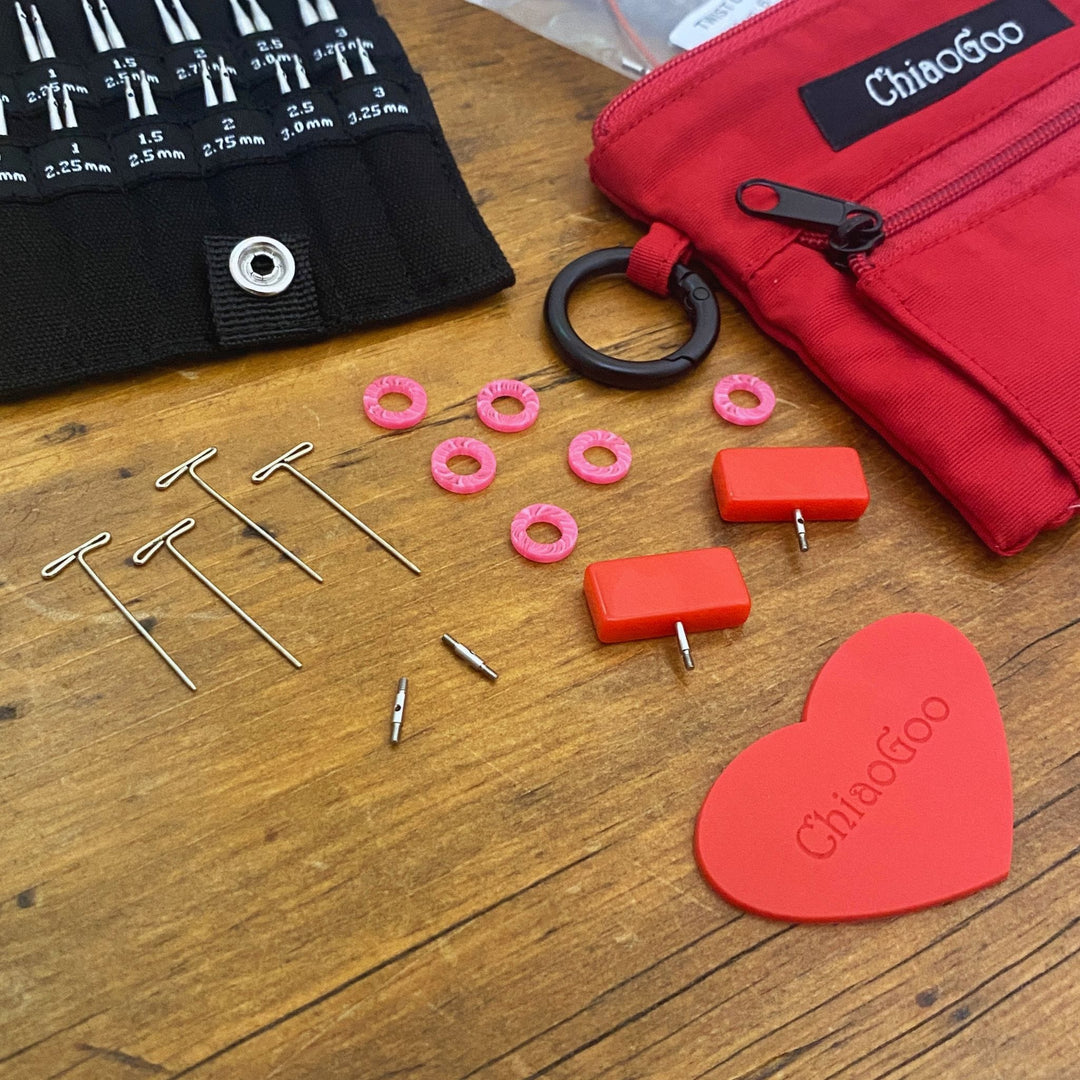 ChiaoGoo - 2" & 3" TWIST Mini/Shortie Set - US 0-3 (2mm-3.25mm)
