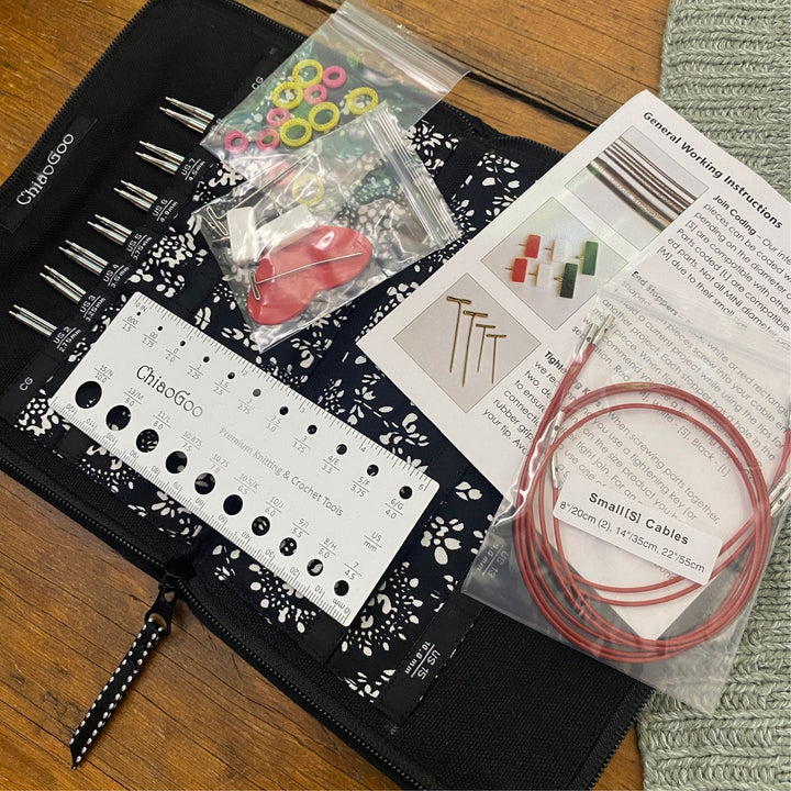 ChiaoGoo - 4" TWIST Interchangeable Needle Set Red Lace Small US 2-8(2.75mm-5.00mm