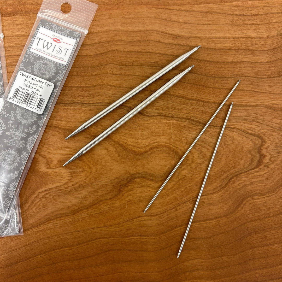 ChiaoGoo 5" TWIST Red Lace Interchangeable Needle Tips