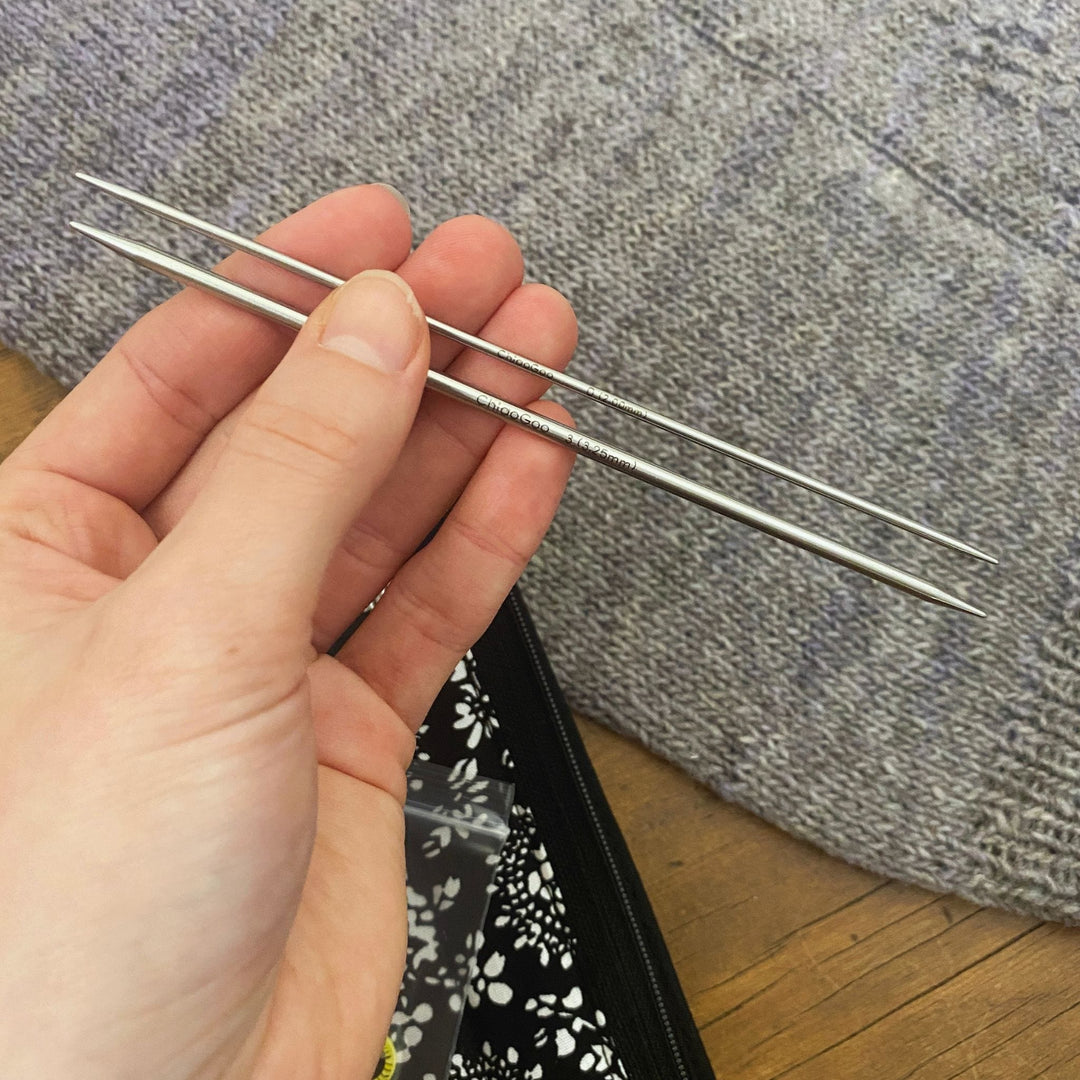 ChiaoGoo - 6" Stainless Steel Double Pointed Needle Sock Set