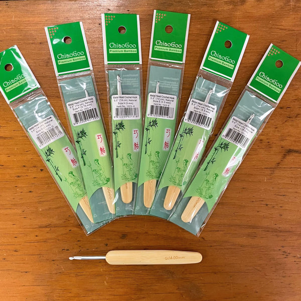 Crochet Hook Bamboo with Metal Head – The Woolly Thistle
