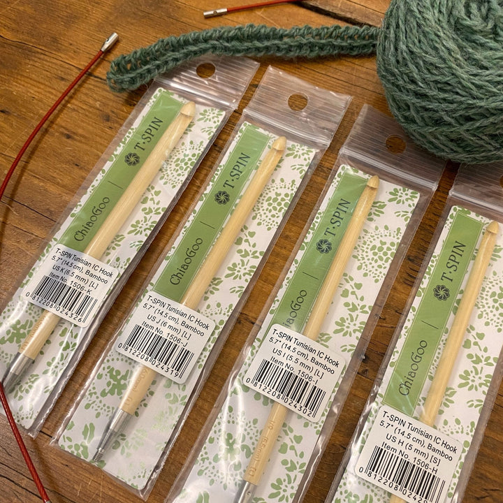Interchangeable Tunisian Crochet Hook 5.7" T-SPIN