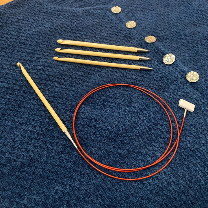 Interchangeable Tunisian Crochet Hook 5.7" T-SPIN