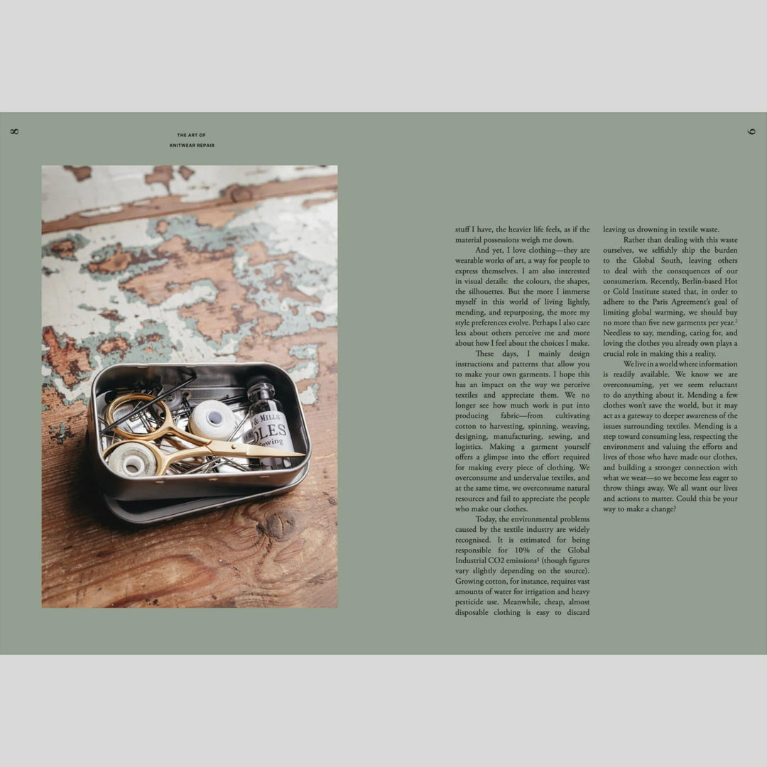 The Art of Knitwear Repair by Minttu Wikberg