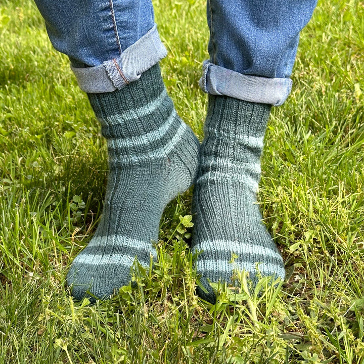 Burnside Socks Kit by Corinne Tomlinson in Rambler
