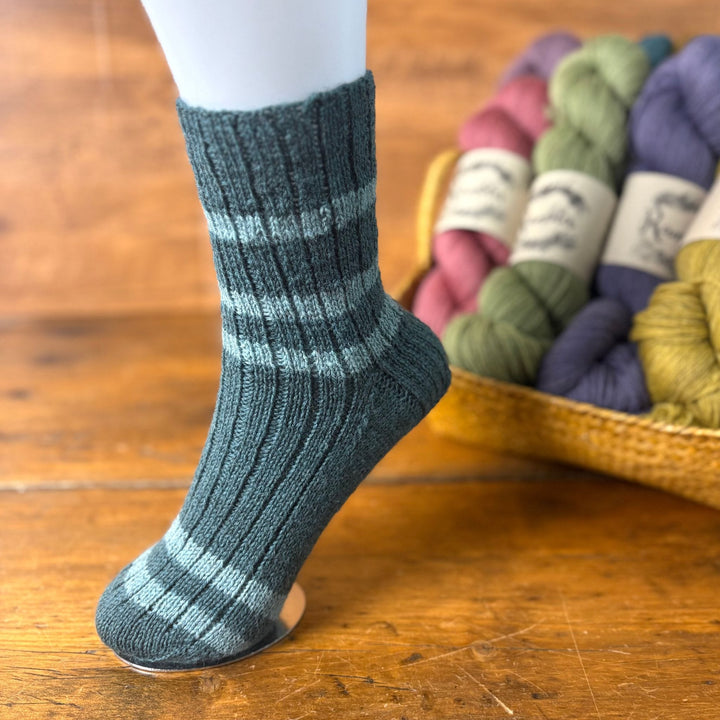 Burnside Socks Kit by Corinne Tomlinson in Rambler