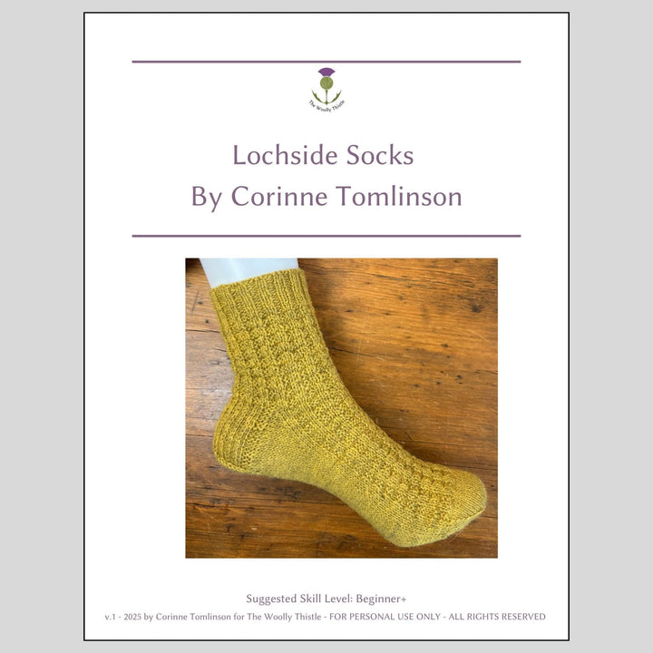 Lochside Socks Pattern by Corinne Tomlinson