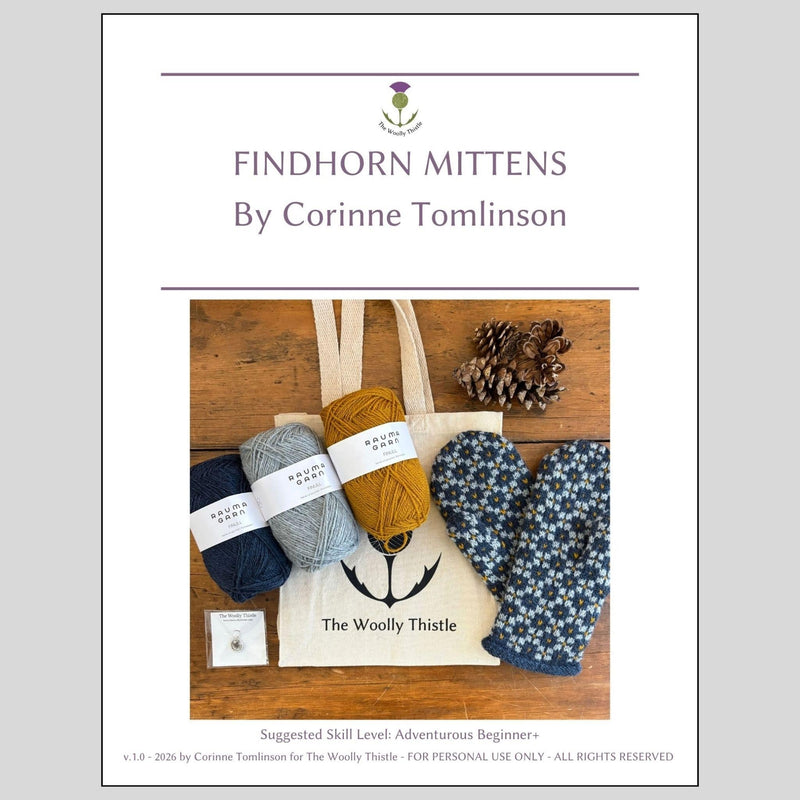 Findhorn Mittens Pattern by Corinne Tomlinson