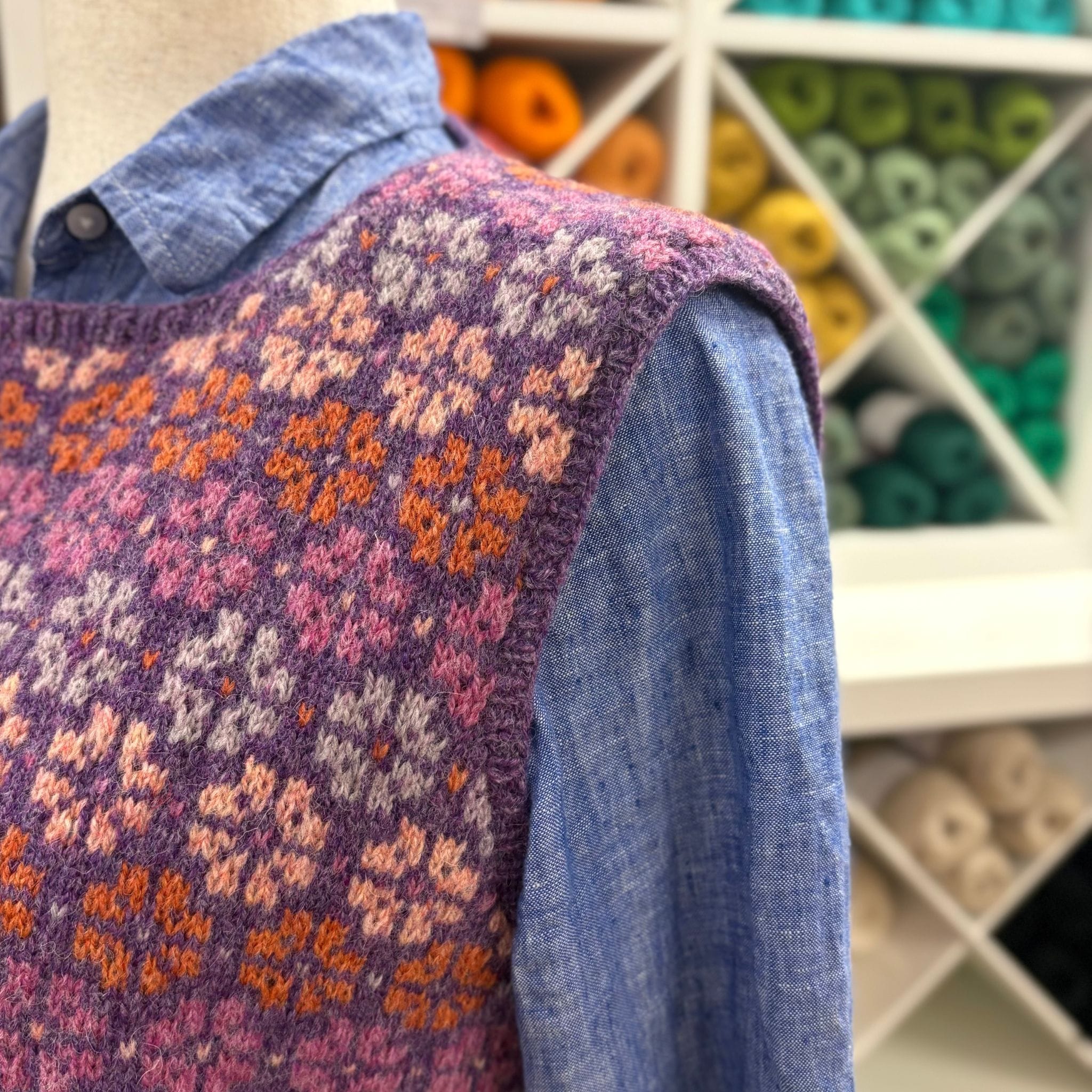 Flowers of Fortrose Vest Pattern – The Woolly Thistle