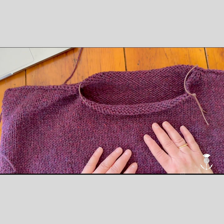'Knit the Dunrobin Sweater' Course