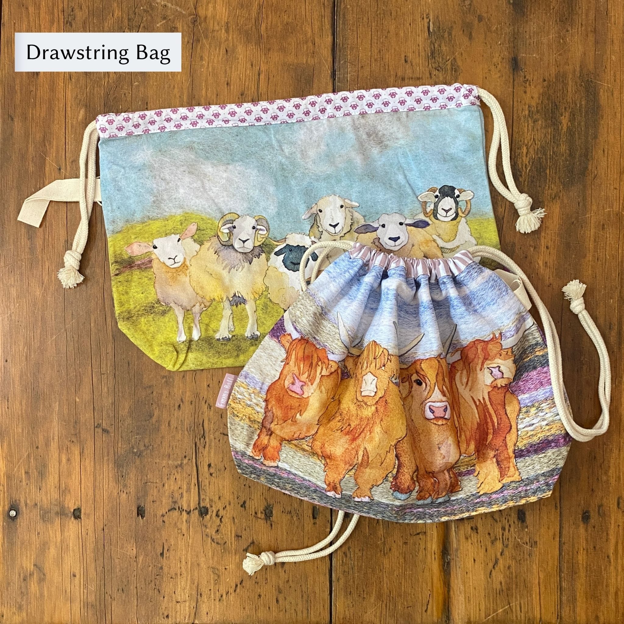 Drawstring and Bucket Bags – The Woolly Thistle