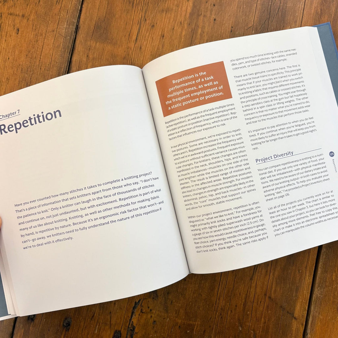 Knitting Comfortably: The Ergonomics of Handknitting by Carson Demers