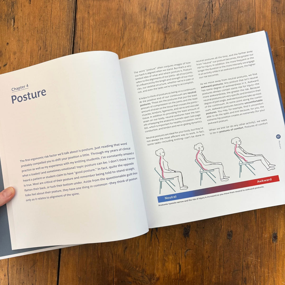 Knitting Comfortably: The Ergonomics of Handknitting by Carson Demers