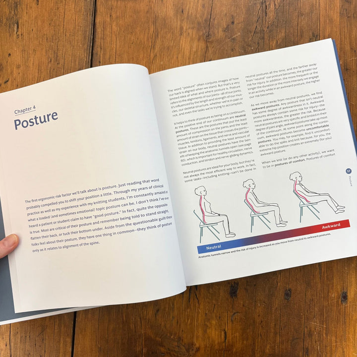 Knitting Comfortably: The Ergonomics of Handknitting by Carson Demers