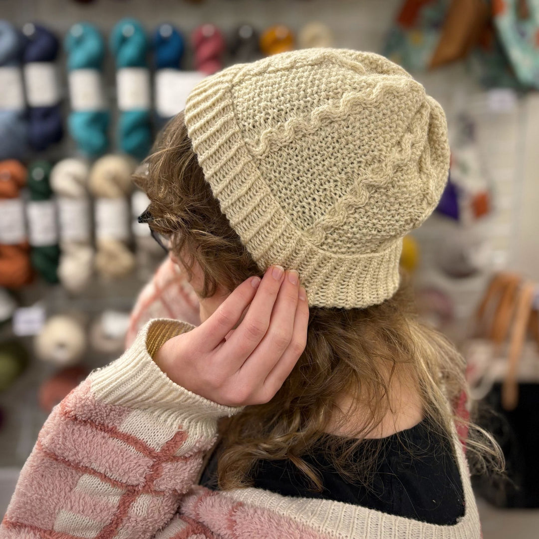 Brittas Hat by Ryan Daniel Koenig in Eriu Aran Traditions