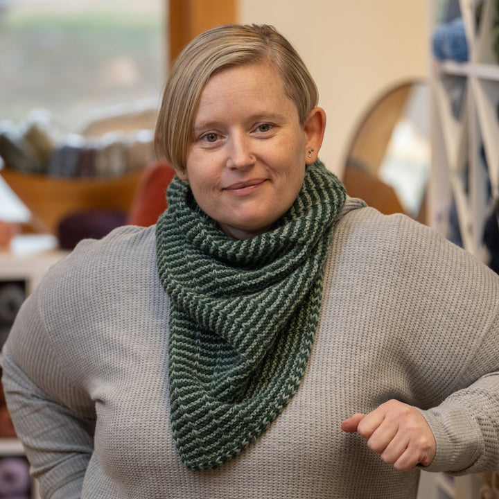 DRK Everyday Cowl by Andrea Mowry in Ériu Elements Luxury Irish Wool