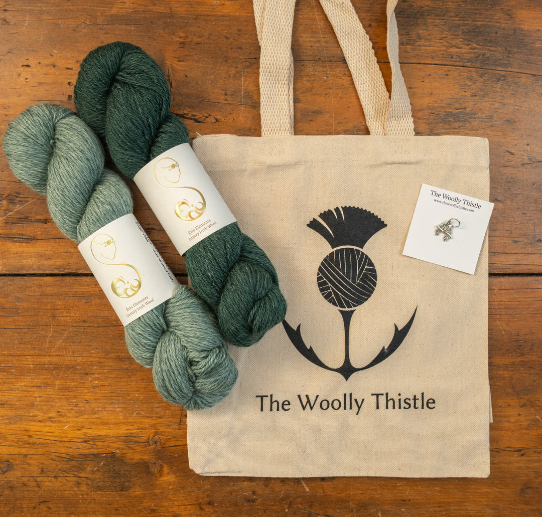 DRK Everyday Cowl by Andrea Mowry in Ériu Elements Luxury Irish Wool