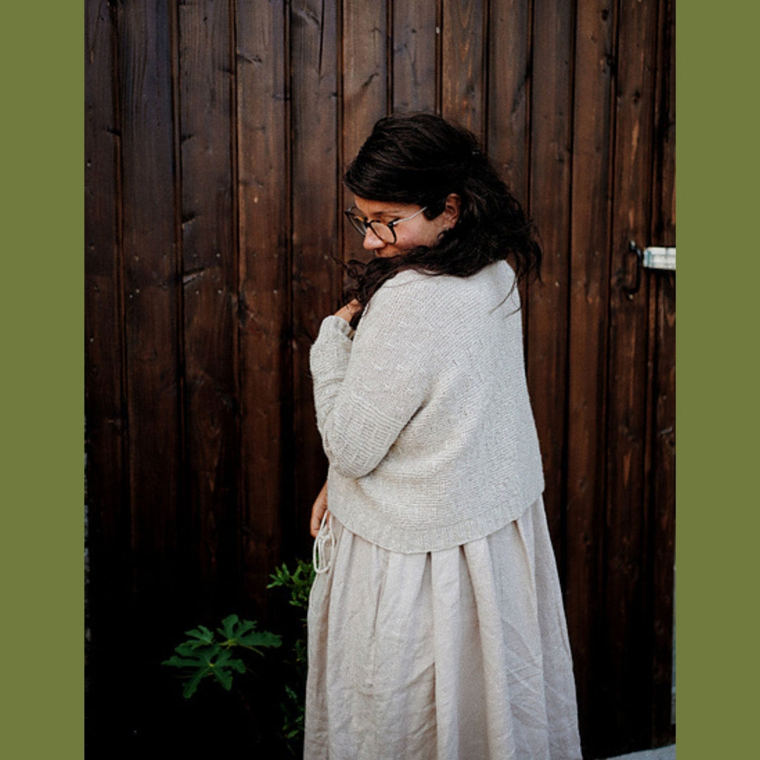 Linden Cardigan by Melody Hoffmann in Hillesvåg Sølje