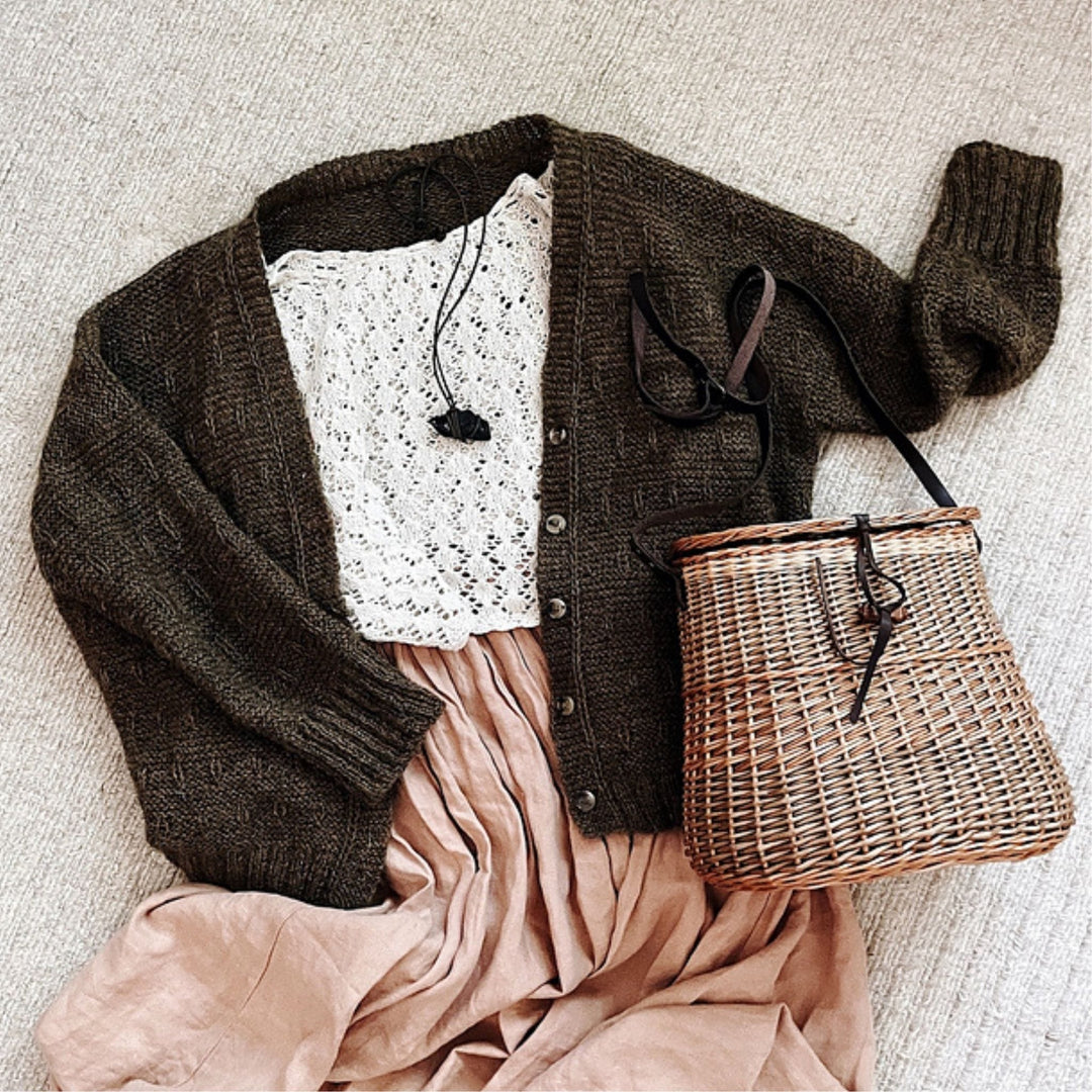 Linden Cardigan by Melody Hoffmann in Hillesvåg Sølje