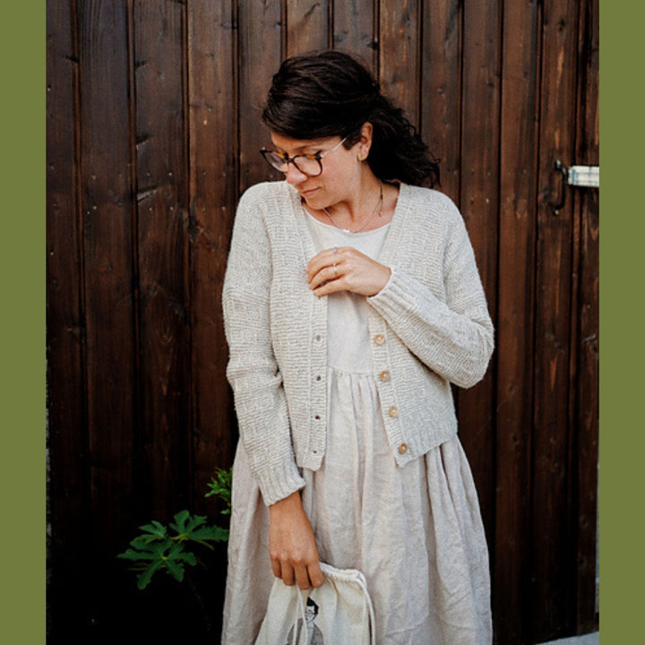 Linden Cardigan by Melody Hoffmann in Hillesvåg Sølje