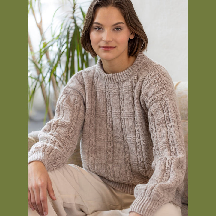 Walnut Sweater by Berit Ramsland in Hillesvåg Ask