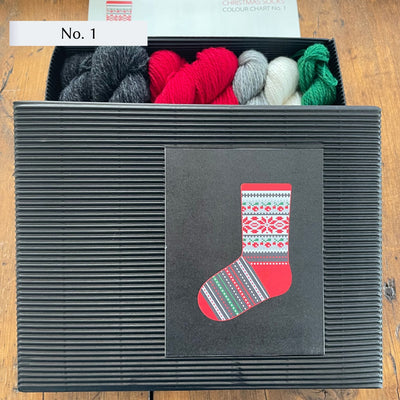 Latvian Christmas Socks Kit