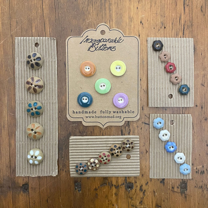 Ceramic Buttons by Incomparable Buttons