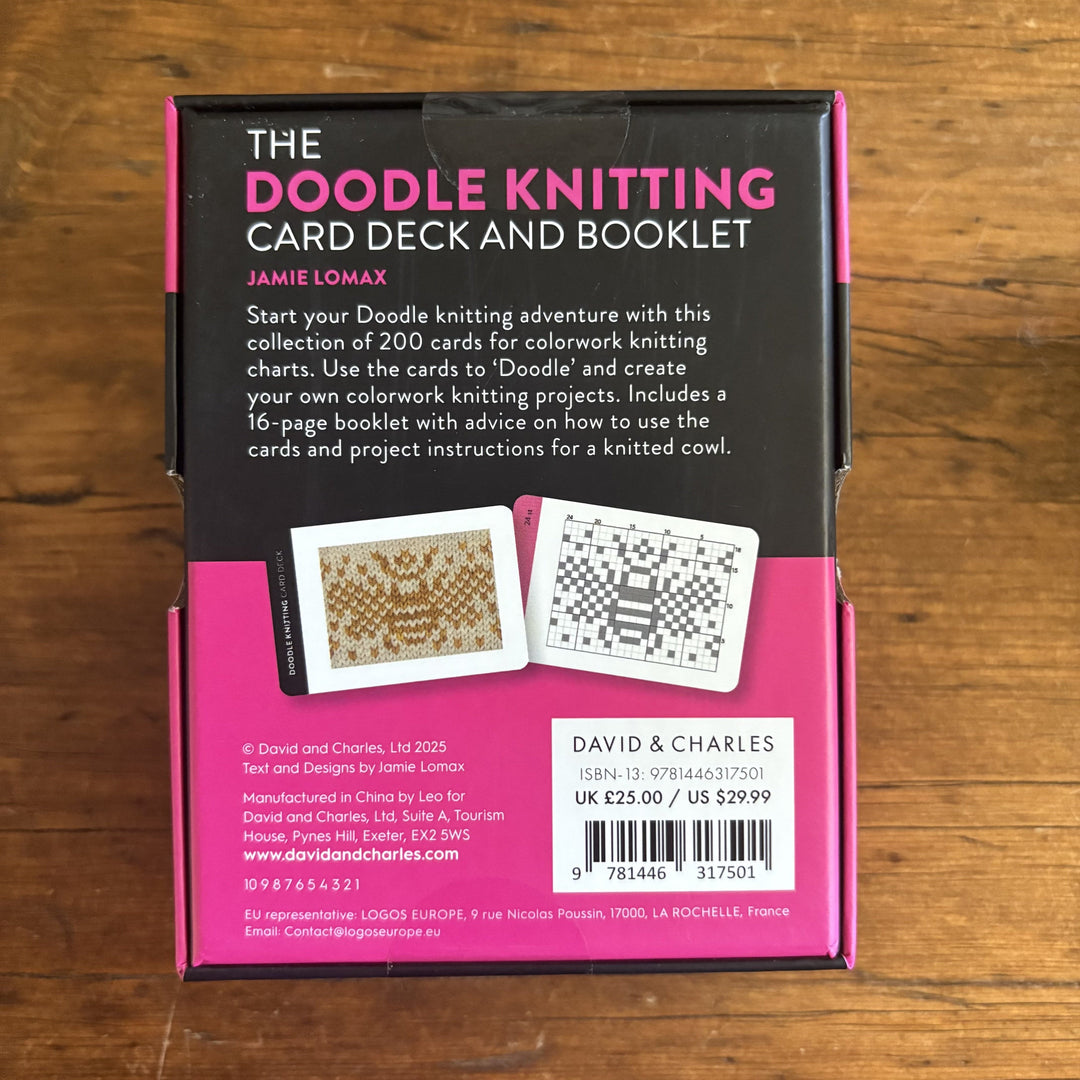Doodle Knitting Card Deck by Jamie Lomax