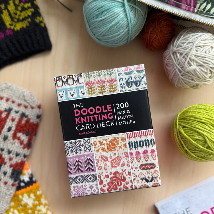 Doodle Knitting Card Deck by Jamie Lomax