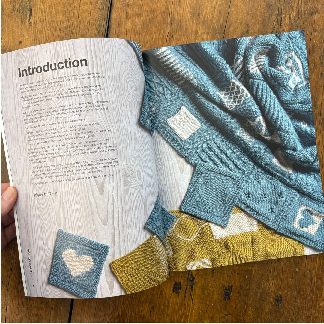 Learn to Knit in 50 Squares by Anna Panetlous