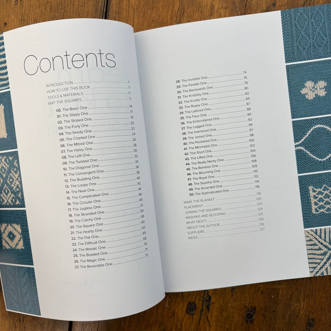 Learn to Knit in 50 Squares by Anna Panetlous