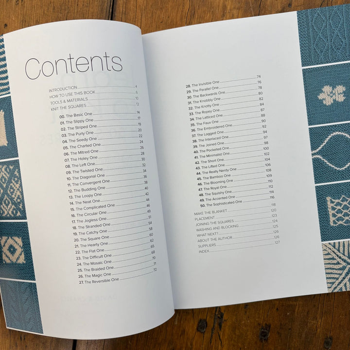 Learn to Knit in 50 Squares by Anna Panetlous